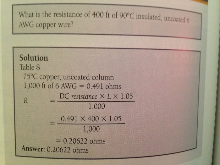 Chapter 9 table 8 of the nec