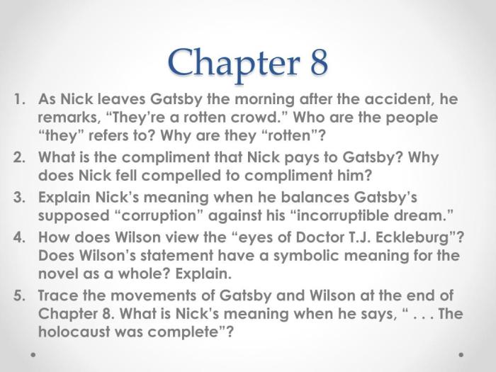 Chapter 8 quotes great gatsby