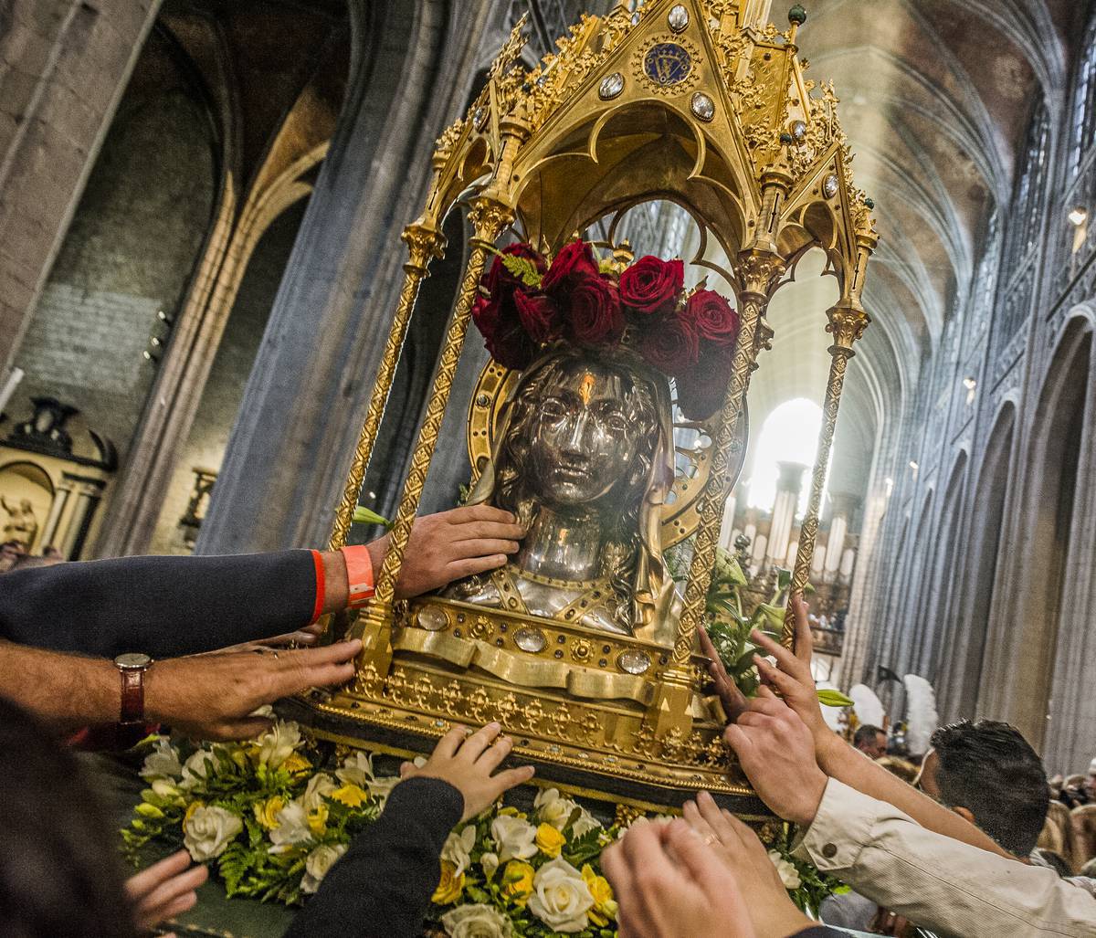 Head reliquary of saint alexander