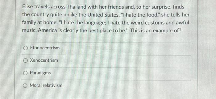 Elise travels across thailand with her friends